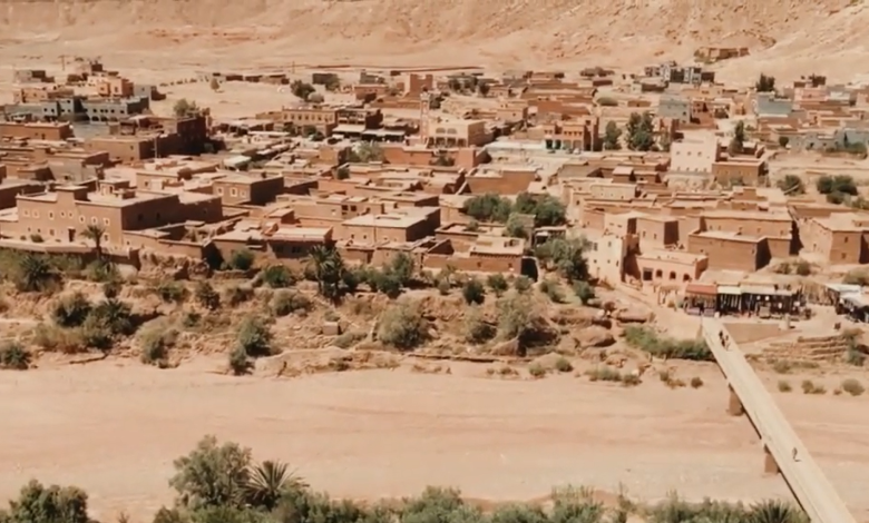 ksar Aït Ben Haddou, un village au Sud-Est du Maroc.